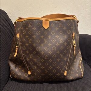 Authentic Louis Vuitton Delightful GM Monogram Shoulder Bag Good Used Condition
